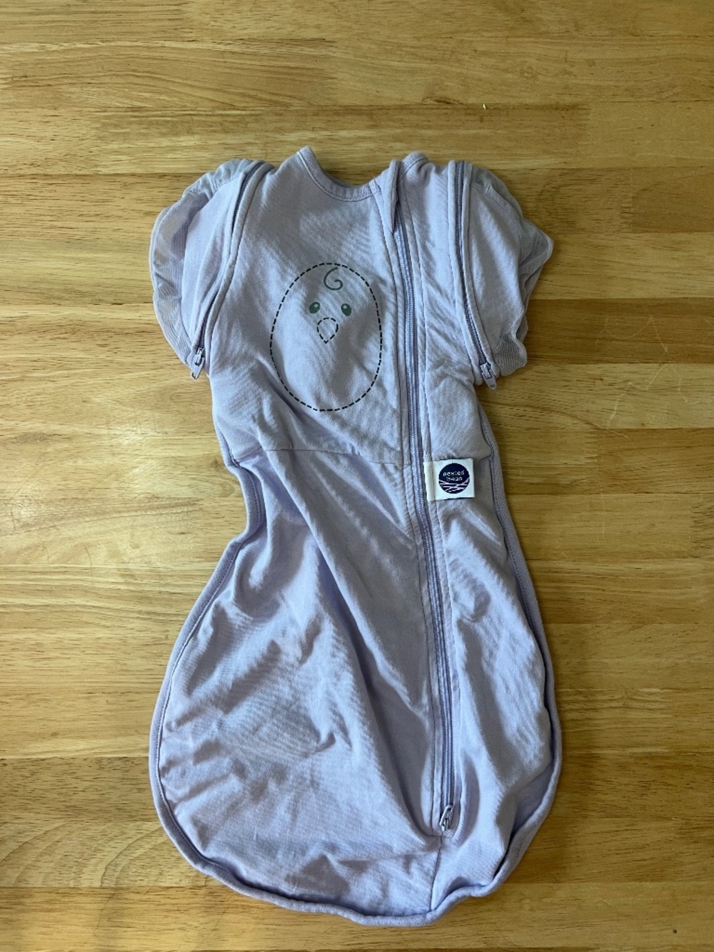 Nested Bean Infant Purple Weighted Swaddle Sack Newborn